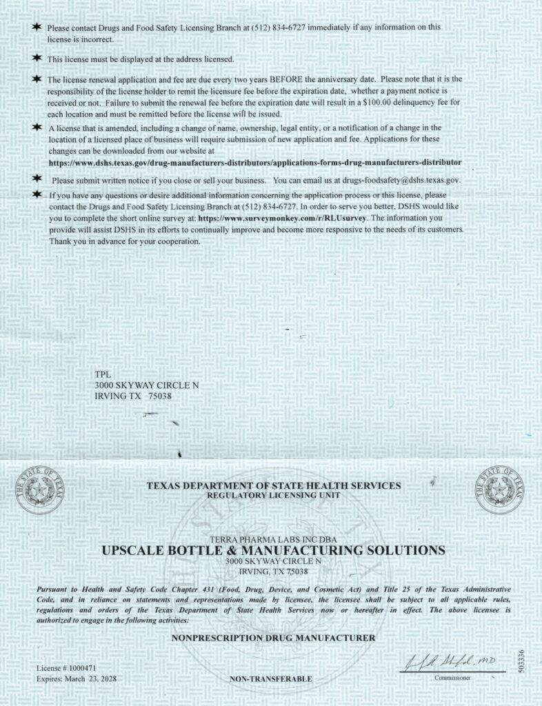 otc license